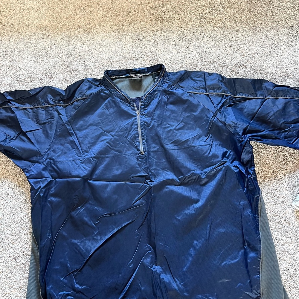 Mizuno Teamwear Men's Navy Blue Windbreaker Jacket 3XL